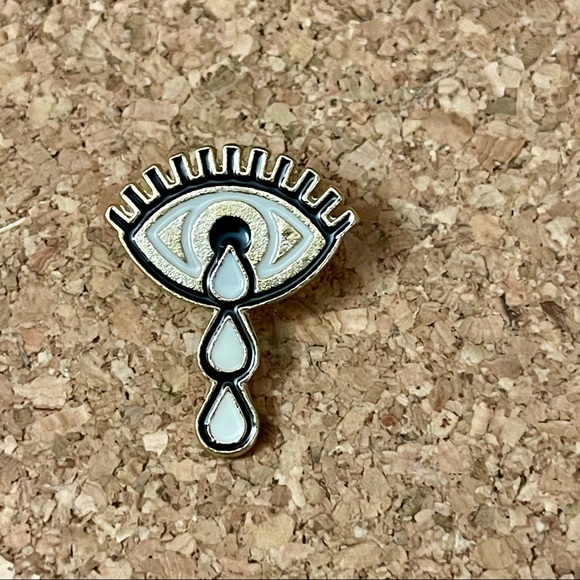 Teary Eye Enamel Pin - Picture 3 of 7
